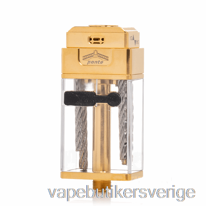 Vape Sverige Orca Vape X Mrjustright1 Ponte Xl Rdta Stubby Tank Guld